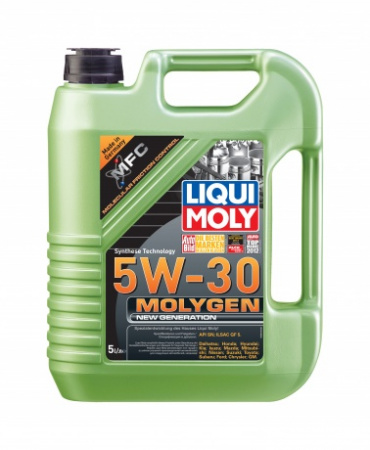 НС-синтетическое моторное масло Molygen New Generation 5W-30 (5 л)