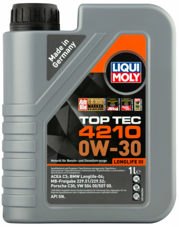 НС-синтетическое моторное масло Top Tec 4210 0W-30 (1л)